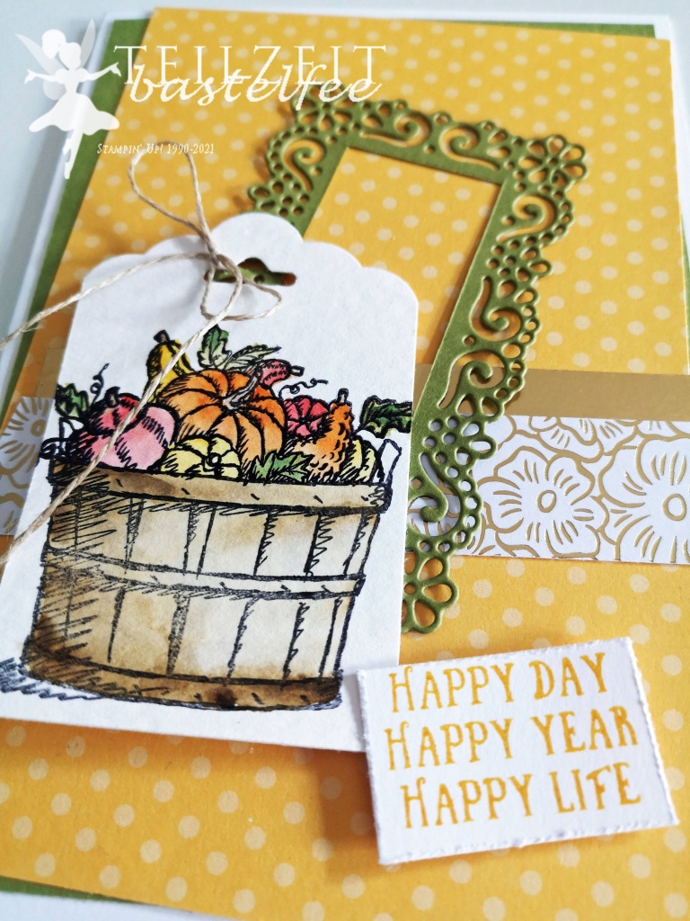 Stampin' Up! - Inkspire_me, Special, Herbst, Geburtstag, Fall, Autumn, Birthday Card, Basket of Wishes